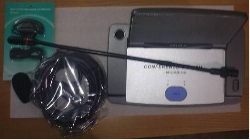 Конференційний мікрофон Emiter-S MA-7400, база з динаміком - JCS.UA фото 2