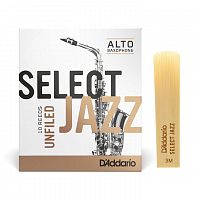 Трость для альт саксофона D'ADDARIO RRS10ASX3M Select Jazz - Alto Sax Unfiled 3M (1шт) - JCS.UA