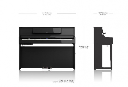 Цифровое пианино Roland LX-5-PE - JCS.UA фото 4