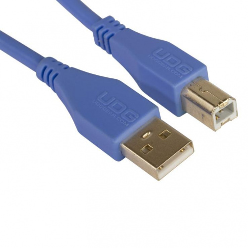 Кабель UDG Ultimate Audio Cable USB 2.0 A-B Blue Angled 1m - JCS.UA фото 2