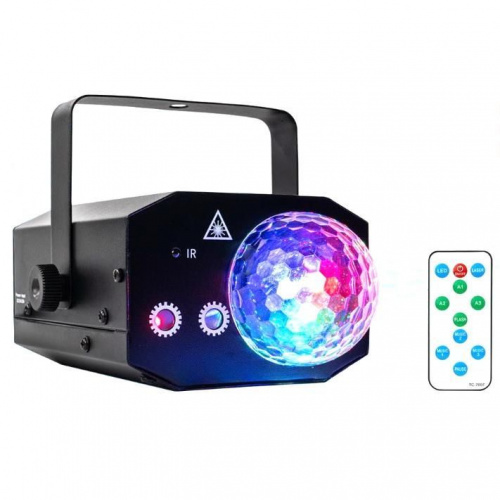 Світлодіодний LED прилад Free Color Magic Laser Ball - JCS.UA