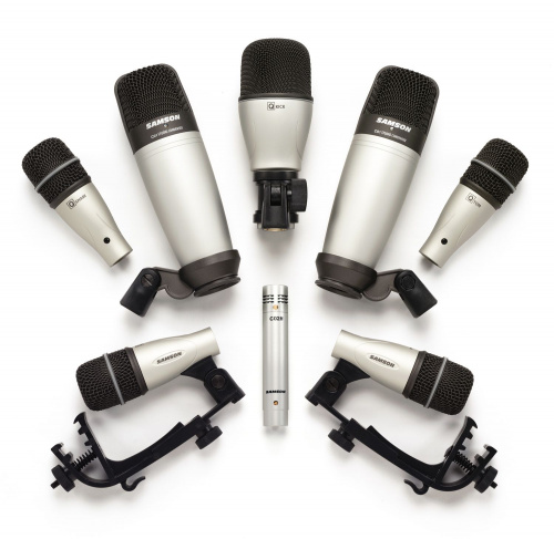 Набор микрофонов Samson 8 Kit (3) Q Tom, (1) Q Snare, (1) Q Kick, (1) CO2H, (2) CO2 - JCS.UA