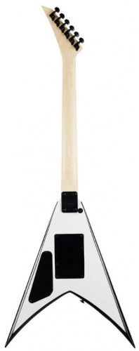 Електрогітара JACKSON JS32 AH KING V WHITE WITH BLACK BEVELS - JCS.UA фото 2