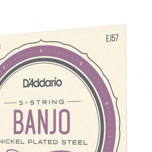 Струни для банджо DADDARIO EJ57 BANJO NICKEL PLATED STEEL CUSTOM MEDIUM (11-22) - JCS.UA фото 4