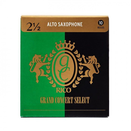 Трость для альт саксофона D'ADDARIO RGC10ASX250 Grand Concert Select - Alto Sax # 2.5 - 10 Pack - JCS.UA