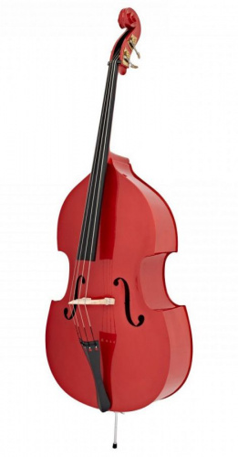 Контрабас STENTOR 1950LCRD Harlequin Rockabilly Double Bass 3/4 (Red) - JCS.UA