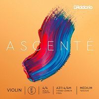 Струна для скрипки D'ADDARIO A311 4/4M ASCENTÉ VIOLIN SINGLE E STRING 4/4 Scale Medium Tension - JCS.UA