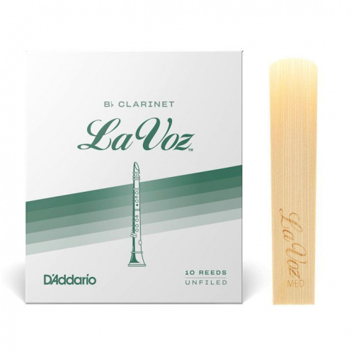 Тростина для кларнета DADDARIO La Voz - Bb Clarinet Medium (1шт) - JCS.UA