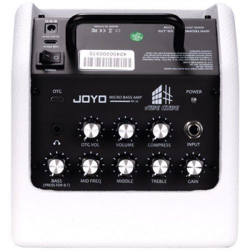 Комбопідсилювач Joyo BA-30 Vibe Cube White - JCS.UA фото 2