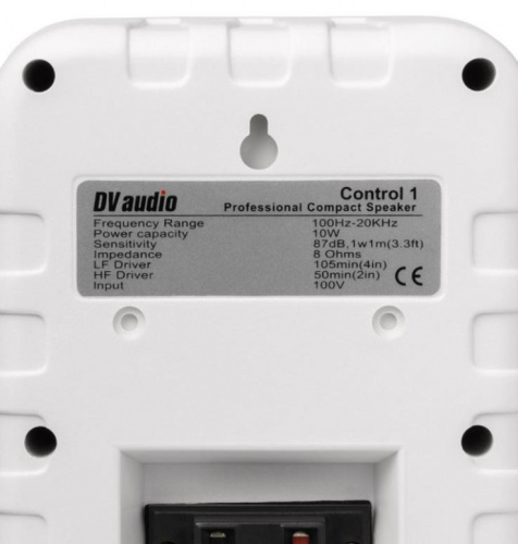 Акустическая система DV audio Control 1 White - JCS.UA фото 4