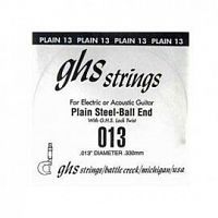 Струна для акустической гитары GHS STRINGS 013 SINGLE PLAIN BALLEND - JCS.UA