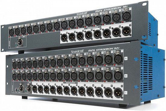 Prolight + Sound 2017! Soundcraft Mini Stagebox 16i і Mini Stagebox 32i - cтейджбокси для мікшерів серії Si