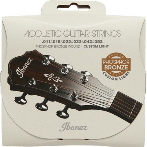 Струны для акустических гитар IBANEZ IACSP62C ACOUSTIC GUITAR STRING 11-52 - JCS.UA