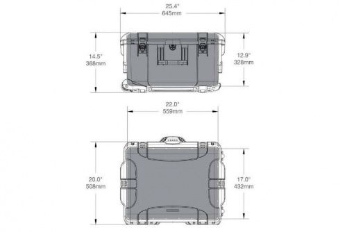 Кейс Nanuk 960 case w/foam Black - JCS.UA фото 5