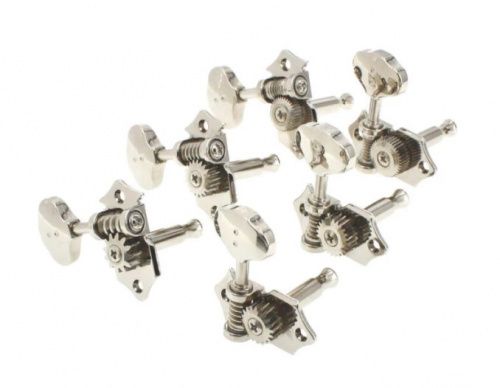 Колки GRAPH TECH PRN-3424-N0 Electric 3+3 Butterbean Button Nickel - JCS.UA фото 2