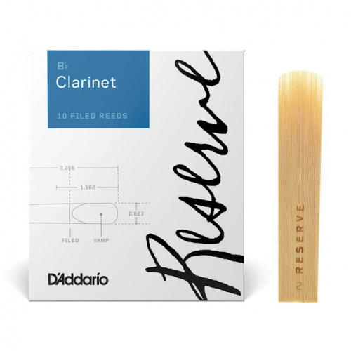 Трость для кларнета D'ADDARIO DCR1030 (1 шт.) Reserve Bb Clarinet #3.0 (1шт) - JCS.UA