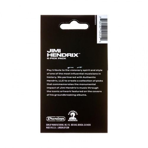 Медиатор Dunlop JHP03H Jimi Hendrix ELECTRIC LADYLAND PICK (6шт.) - JCS.UA фото 2