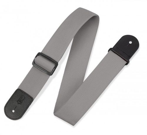 Гітарний ремінь LEVY'S M8POLY-GRY CLASSICS SERIES POLYPROPYLENE GUITAR STRAP (GREY) - JCS.UA