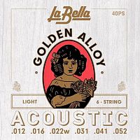 Струны для акустической гитары La Bella 40PS - JCS.UA