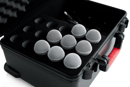 Кейс для 15 микрофонов GATOR GTSA-MIC15 - Case w/ Drops for 15 Mics - JCS.UA фото 4