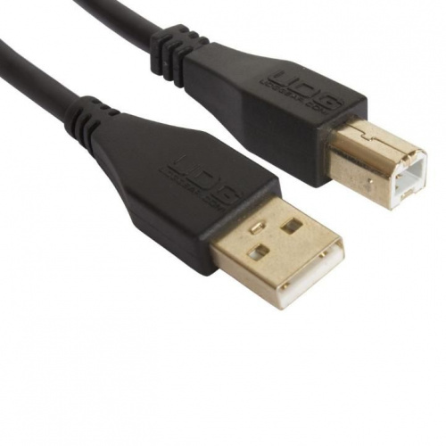 Кабель UDG Ultimate Audio Cable USB 2.0 A-B Black Straight 1m - JCS.UA фото 2