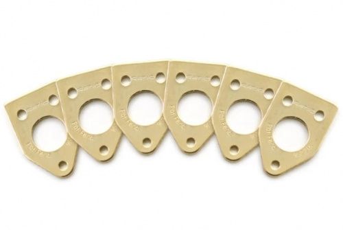 Пластины для колков GRAPH TECH PRT-952-216-G0 Premium Plates For 90 Degree Screw Hole - Gold - JCS.UA