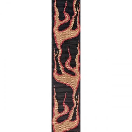 Гитарный ремень PLANET WAVES PW50F01 Woven Guitar Strap, Fluid Flames - JCS.UA фото 2