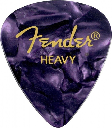 Набір медіаторів Fender 351 PREMIUM CELLULOID PURPLE MOTO HEAVY 098-0351-976 - JCS.UA