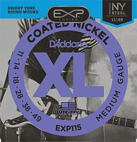 Струны DADDARIO EXP115 EXP COATED NICKEL BLUES / JAZZ ROCK (11-49) - JCS.UA