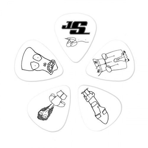 Набор медиаторов PLANET WAVES 1CWH4-10JS JOE SATRIANI SIGNATURE GUITAR PICKS, WHITE (Medium Gauge) - JCS.UA