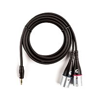 Кабель D'ADDARIO PW-MPXLR-06 Custom Series 1/8" to Dual XLR Audio Cable (1.8m) - JCS.UA