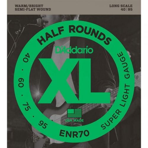Струни для бас-гітар D'Addario ENR-70 - JCS.UA
