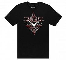 Футболка FENDER T-SHIRT CUSTOM SHOP PINSTRIPE BLACK XL - JCS.UA