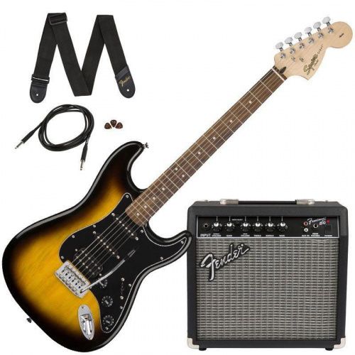 Гитарный набор FENDER SQUIER STRAT PACK HSS BROWN SUNBURST - JCS.UA