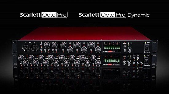 Focusrite випускає мікрофонні попередні Scarlett OctoPre і Scarlett OctoPre Dynamic