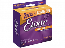 Струни Elixir AC NW L (3 Pk) - JCS.UA