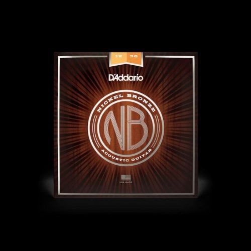 Струны D'ADDARIO NB1256 NICKEL BRONZE LIGHT TOP / MEDIUM BOTTOM (12-56) - JCS.UA фото 2