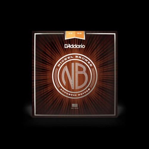 Струни D'ADDARIO NB1256 NICKEL BRONZE LIGHT TOP / MEDIUM BOTTOM (12-56) - JCS.UA фото 2