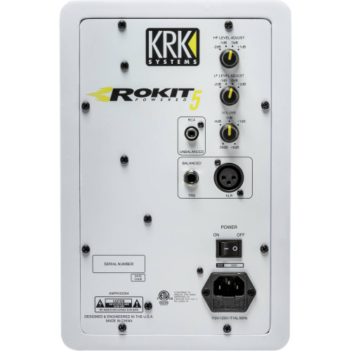 Активный студийный монитор KRK ROKIT 5 G3 W - JCS.UA фото 3
