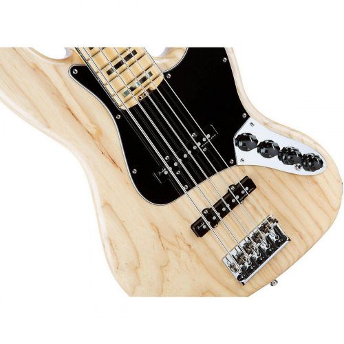 Бас-гітара FENDER AMERICAN ELITE JAZZ BASS V ASH MN NATURAL - JCS.UA фото 4