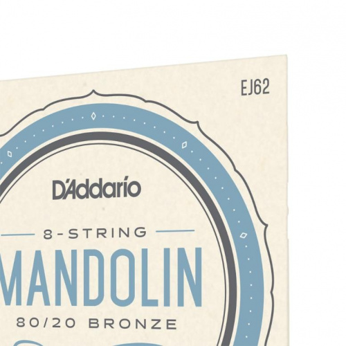 Струни для мандоліни DADDARIO EJ62 MANDOLIN 80/20 BRONZE LIGHT (10-34) - JCS.UA фото 4