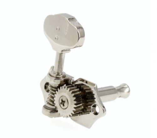 Колки GRAPH TECH PRN-3424-N0 Electric 3+3 Butterbean Button Nickel - JCS.UA
