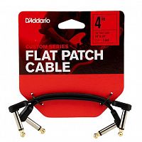 Инструментальный патч-кабель D'ADDARIO PW-FPRR-204 Custom Series Flat Patch Cables (10cm) - JCS.UA