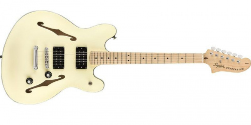 Напівакустична електрогітара SQUIER by FENDER AFFINITY SERIES STARCASTER MAPLE FINGERBOARD OLYMPIC WHITE - JCS.UA фото 12