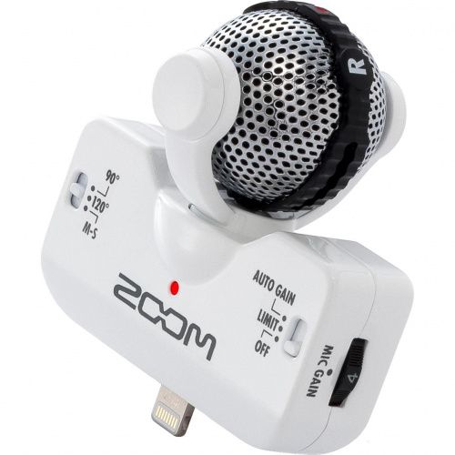 Стереомикрофон Zoom iQ5 White - JCS.UA