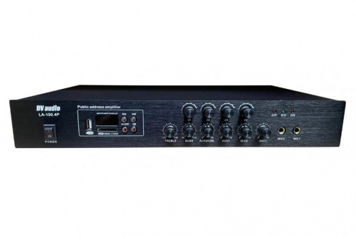 Трансляционный микшер-усилитель с USB DV audio LA-150.4P - JCS.UA