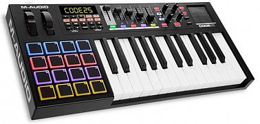 Бренд M-Audio випускає MIDI-клавіатуру в чорному кольорі - Code 25 Black!
