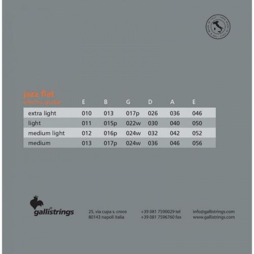 Струни для електрогітари Gallistrings JF1150 LIGHT TENSION - JCS.UA фото 3