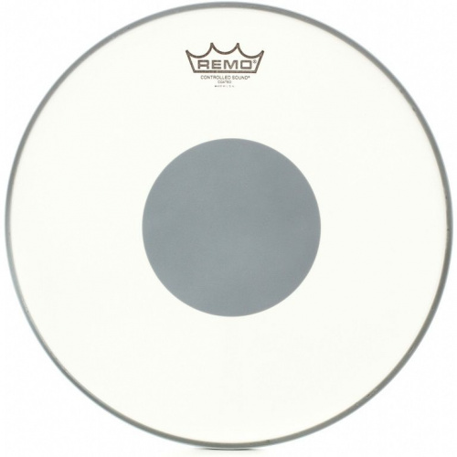 Пластик для барабана REMO CS 12" COATED BLACK DOT - JCS.UA