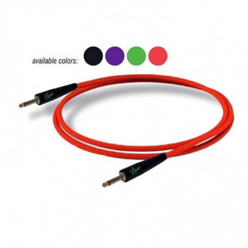 Инструментальный кабель Bespeco VIPER300 Fluorescent Red - JCS.UA фото 4